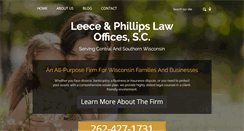 Desktop Screenshot of leeceandphillips.com
